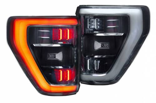 Morimoto - LF735 | Morimoto XB LED Tail Lights For Ford F-150 | 2021-2023 | Pair, BLIS, Smoked