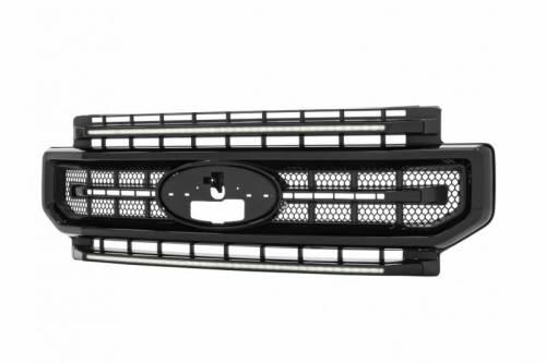 Morimoto - XBG10 | Morimoto XGB LED DRL Light Grille For Ford Super Duty | 2020-2022 | Paintable Black, White DRL