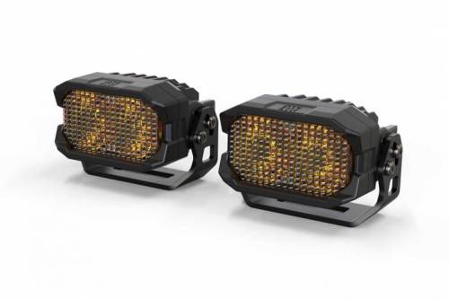 Morimoto - BAF103 | Morimoto 2Banger NCS LED Pod Lights | Pair, Flood, Yellow Lights