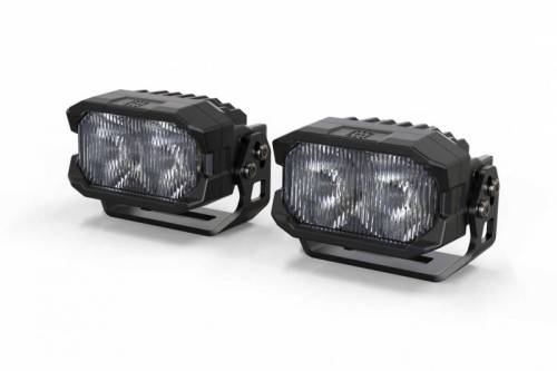 Morimoto - BAF108 | Morimoto 2Banger NCS LED Pod Lights | Pair, SAE Wide, White Lights