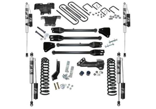 SuperLift - K166FX | Superlift 4 Inch 4-Link  Suspension Lift Kit With Fox 2.0 Resi Shocks (2017-2022 F250, F350 Super Duty 4WD | Diesel)