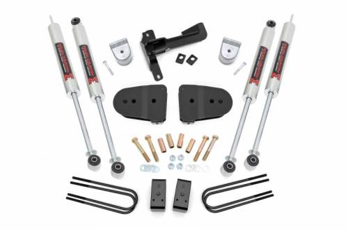 Rough Country - 43440 | Rough Country 3 Inch Suspension Lift Kit With Spacers For Ford F-250 Super Duty | 2023-2023 | M1 Monotube Shocks