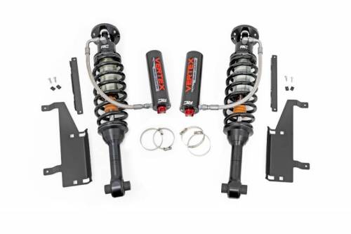 Rough Country - 699043 | Rough Country 2 Inch Vertex 2.5 Adjustable Rear Coilovers For Ford Bronco | 2021-2023