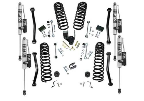 SuperLift - K186FX | Superlift 4 Inch Dual Rate Coil Spring Suspension Lift Kit with Fox 2.0 Reservoir Shocks (2018-2023 Wrangler JL 4WD)