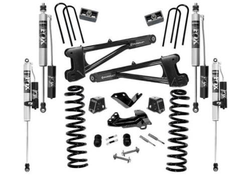 SuperLift - K975FX | Superlift 4 inch Suspension Lift Kit with Fox Resi Shocks (2005-2007 F250, F350 Super Duty 4WD | Diesel)