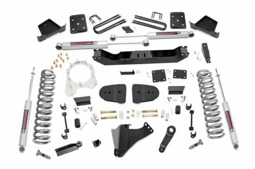 Rough Country - 43730 | Rough Country 6 Inch Lift Kit For Ford F-250/F-350 Super Duty 4WD | 2023-2023 | 3.5 Inch Axle Diameter, No Factory Rear Springs, No Front Driveshaft, N3 Shocks