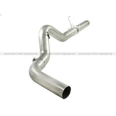 aFe Power Clearance Center - 49-42016 | aFe Power Large Bore HD 5 Inch 409 Stainless DPF Back Exhaust System - No Tip
