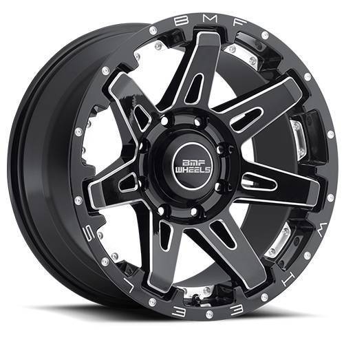 BMF Wheels - 468B-090816500 | BMF Wheels B.A.T.L. 20X9 8X6.5, 0mm | Death Metal | Only SOLD IN COMPLETE SETS OF 4
