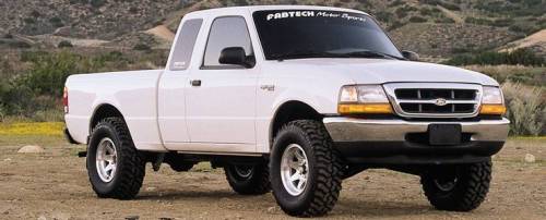 Fabtech Motorsports - 1998-2008 Ford Ranger 2WD Coil Spring Front Susp with 4Cyl & 3.0L 2.5 Inch Performance System with Performance Shocks