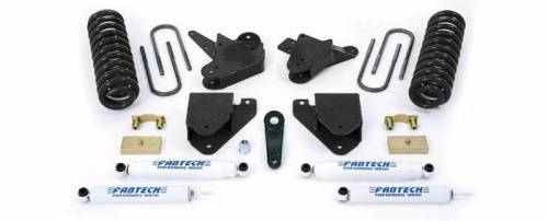 Fabtech Motorsports - 1999-2000 Ford F250/350 2WD with Gas or 6.0L Diesel 6 Inch Basic System with Performance Shocks