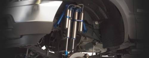 Fabtech Motorsports - FTSK2089DL | Fabtech 5.5 Inch Multiple Front Shock System With DLSS 2.25 Resi Shocks (1999-2004 F250, F350 Super Duty, 2000-2005 Excursion 4WD)