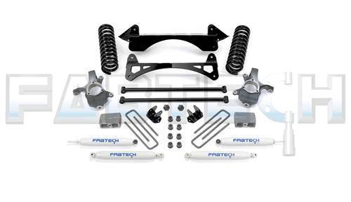 Fabtech Motorsports - 1999-2006 GM C1500 P/U 2WD 3 Inch Spindle System with Performance Shocks