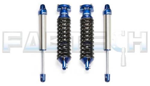 Fabtech Motorsports - 2000-2006 Toyota Tundra 2WD/4WD 0-2.5 Inch Black Dirt Logic 2.5 Coilovers System with Dirt Logic Rear Shocks