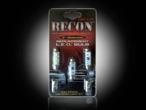 Recon Truck Accessories - 264161 | Recon LED Dome Light Replacement (2000-2007 Silverado, Sierra 1500, 2500, 3500)