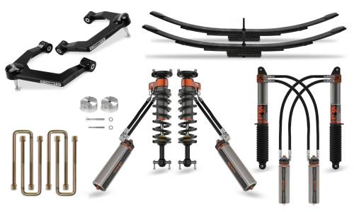 Cognito Motorsports - 510-P1213 | Cognito 3-Inch Ultimate Leveling Kit With Fox FRS 3.0 IBP Shocks (2019-2024 Silverado, Sierra 1500 2WD/4WD Includes AT4, AT4X, Trail Boss & ZR2)