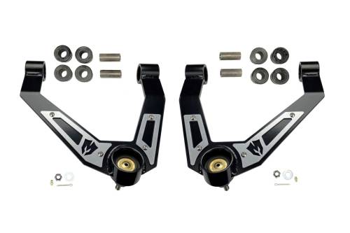 McGaughys Suspension Parts - 50785 | McGaughys Upper Control Arms 2014-2018 GM Truck 1500 2WD/4WD STAMPED STEEL or ALUMINUM factory arms