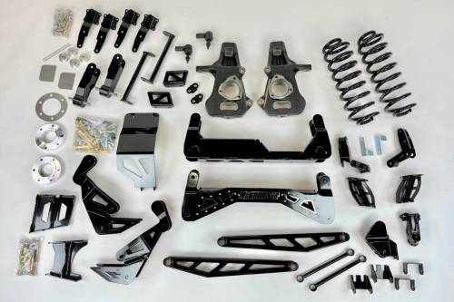 McGaughys Suspension Parts - 50809 | McGaughys 7 inch Lift Kit 2014-2018 GM SUV 1500 4WD Auto Leveling