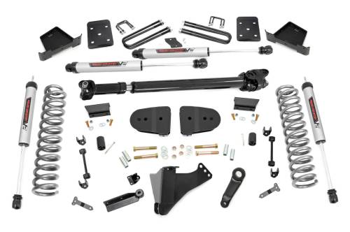 Rough Country - 43871 | Rough Country 6 Inch Lift Kit For Ford F-250/F-350 Super Duty 4WD | 2023-2023 | 3.5 Inch Axle Diameter, With Factory Rear Springs, Front Driveshaft Included, V2 Shocks