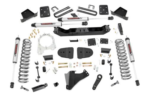 Rough Country - 43970 | Rough Country 6 Inch Lift Kit For Ford F-250/F-350 Super Duty 4WD | 2023-2023 | 4 Inch Axle Diameter, No Factory Rear Springs, No Front Driveshaft, V2 Shocks