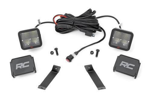 Rough Country - 70084 | Rough Country LED Ditch Light Kit For Jeep Cherokee KL | 2014-2021 | Spectrum Series