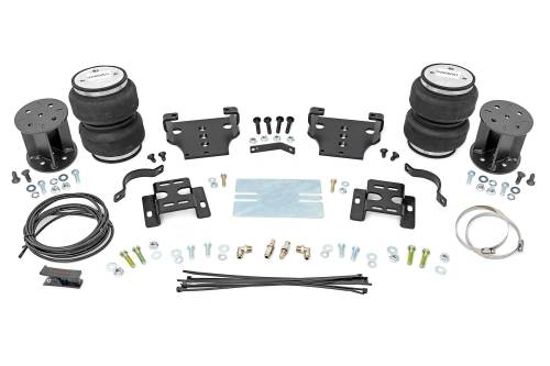 Rough Country - 100064 | Rough Country Air Spring Kit For Chevrolet Silverado / GMC Sierra 2500 HD | 2001-2010 | Rear 11-1/4 To 12-1/4 Inch, Without Onboard Air Compressor