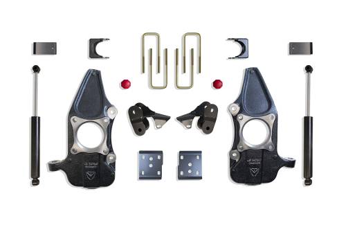 MaxTrac Suspension - KC333224 | Complete 2/4 Lowering Kit (2015-2020 Ford F150 Pickup 2WD/4WD)