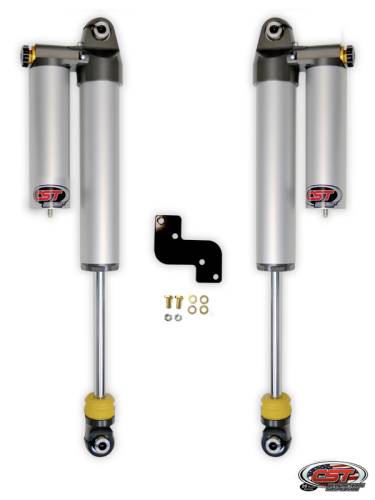 CST Suspension - CSA-7502 | CST Suspension 0 to 1 Inch Rear Lift Pro Series 2.5 Piggyback Shocks with Adjusters (2011-2019 Silverado, Sierra 2500 HD, 3500 HD 2WD/4WD)