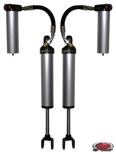 CST Suspension - CSA-7504 | CST Suspension 4 to 6 Inch Front Lift Pro Series 2.5 Remote Reservoir Shocks with Adjusters Stock Location (2011-2019 Silverado, Sierra 2500 HD, 3500 HD 2WD/4WD)