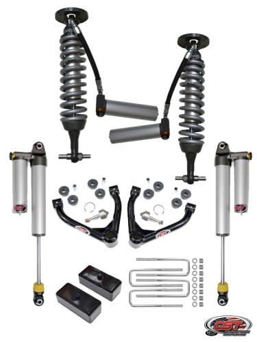 CST Suspension - CSK-G2-7 | CST Suspension 3.5 Inch Coilover Stage 7 Suspension System (2007-2018 Silverado, Sierra 1500 2WD | OE Cast Steel Control Arms)