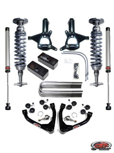 CST Suspension - CSK-G3-3 | CST Suspension 6 Inch Stage 3 Suspension System (2007-2018 Silverado, Sierra 1500 2WD | OE Cast Steel Control Arms)