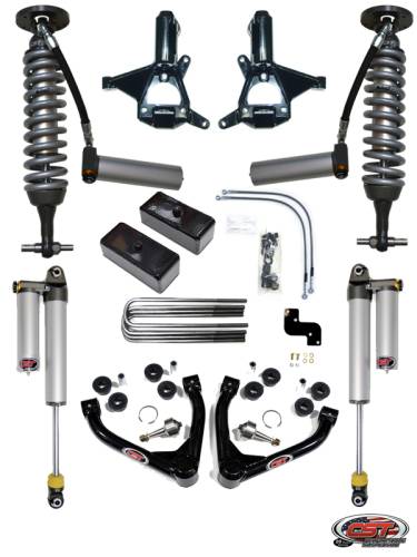 CST Suspension - CSK-G3-7 | CST Suspension 6 Inch Stage 7 Suspension System (2007-2018 Silverado, Sierra 1500 2WD | OE Cast Steel Control Arms)