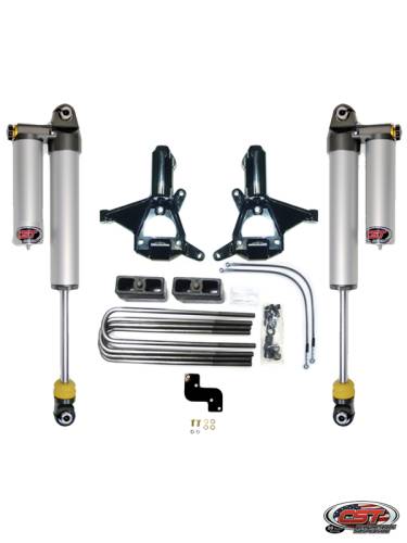 CST Suspension - CSK-G5-4 | CST Suspension 3.5 to 5.5 Inch Spindle Stage 4 Suspension System (2014-2018 Silverado, Sierra 1500 2WD | OE Cast Aluminum or Stamped Steel Control Arms)