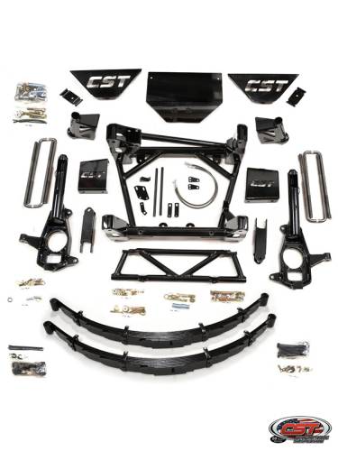 CST Suspension - CSK-G16-12 | CST Suspension 8 to 10 Inch Stage 1 Suspension System with Rear Leafs (2011-2019 Silverado, Sierra 2500 HD, 3500 HD 2WD/4WD)