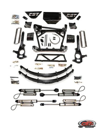 CST Suspension - CSK-G16-15 | CST Suspension 8 to 10 Inch Stage 4 Suspension System with Rear Leafs (2011-2019 Silverado, Sierra 2500 HD, 3500 HD 2WD/4WD)