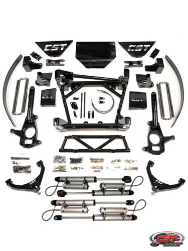 CST Suspension - CSK-G16-5 | CST Suspension 8 to 10 Inch Stage 5 Suspension System with Block & Add A Leaf  (2011-2019 Silverado, Sierra 2500 HD, 3500 HD 2WD/4WD)