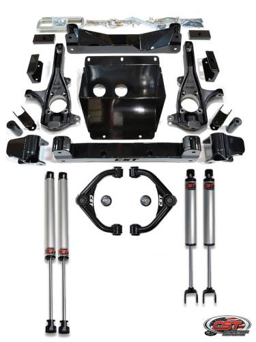 CST Suspension - CSK-G18-4BJ | CST Suspension 4 to 6 Inch Stage 4 High Clearance Suspension System with Ball Joint Upper Control Arms  (2011-2019 Silverado, Sierra 2500 HD, 3500 HD 2WD/4WD)