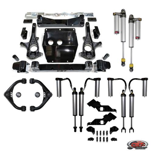 CST Suspension - CSK-G18-12BJ | CST Suspension 4 to 6 Inch Stage 12 High Clearance Suspension System with Ball Joint Upper Control Arms (2011-2019 Silverado, Sierra 2500 HD, 3500 HD 2WD/4WD)