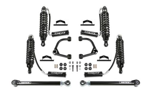 Fabtech Motorsports - FTSK2385DL | Fabtech 4 Inch UCA Kit With UniballS and DLSS Resi Shocks (2021-2024 Ford Bronco 4 Door 4WD with Factory Non-Bilstein)