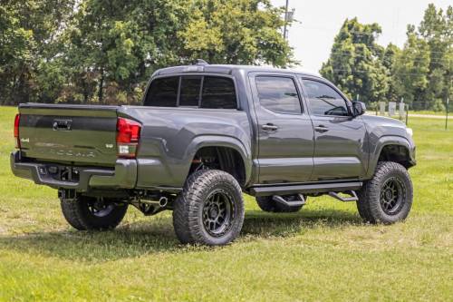 Rough Country - 71000A | Rough Country SRX2 Adjustable Aluminum Step (2005-2023 Tacoma 2WD/4WD | Double Cab)