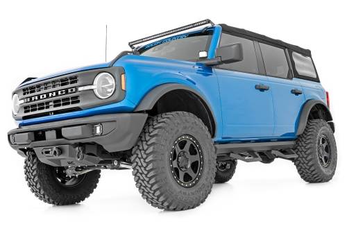 Rough Country - 51029 | Rough Country SRX2 Adjustable Aluminum Step (2021-2024 Bronco 4WD | 4 Door)