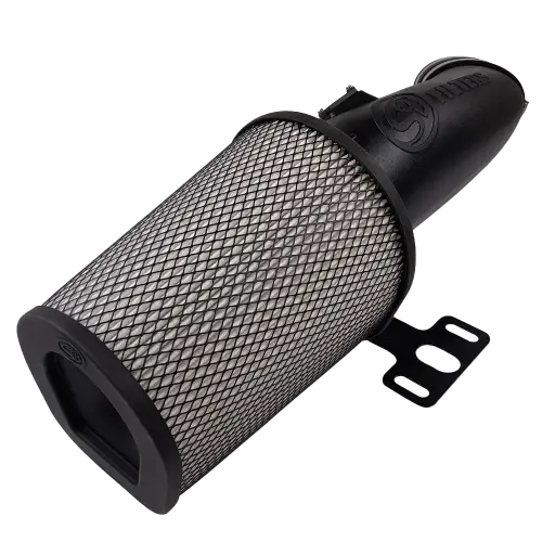 S&B Filters - 75-6001D | S&B Filters Open Air Intake (2017-2019 F250,  F350 Super Duty V8-6.7L Powerstroke) Dry Extendable White