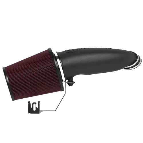 S&B Filters - 75-6000 | S&B Filters Open Air Intake (2011-2016 F250, F350 Super Duty 6.7L Powerstroke) Cotton Cleanable Red