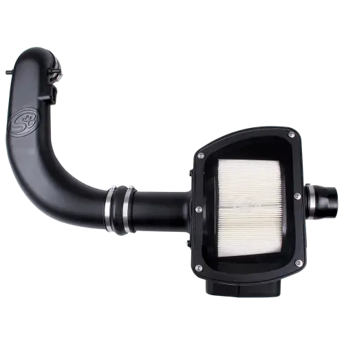 S&B Filters - 75-5016D | S&B  Filters Cold Air Intake (2005-2008 F150 V8-5.4L) Dry Extendable White