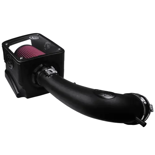 S&B Filters - 75-5116 | S&B Filters Cold Air Intake (2014-2018 Silverado, Sierra 1500 | 2014-2020 Suburban, Tahoe, Yukon 5.3L, 6.2L) Cotton Cleanable Red