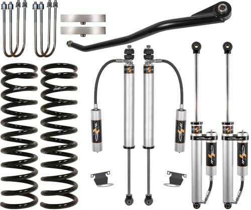 Carli Suspension - CS-DLVL-BC-CS-19-D | Carli Suspension Carli Spec 2.0" Remote Reservoir Shocks 2.5" Lift Backcountry Leveling System For Ram 3500 4WD | 2019-2023 | Diesel