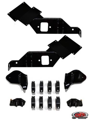 CST Suspension - CSS-C5-8 | CST Suspension 2.5 Dual Shock Mounting Kit (2011-2019 Silverado, Sierra 2500 HD, 3500 HD 2WD/4WD)