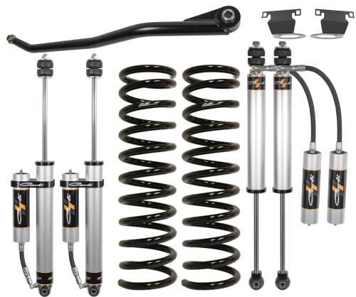 Carli Suspension - CS-DLVL-BC-CS-1419-D | Carli Suspension Carli Spec 2.0" Remote Reservoir Shocks 2.5" Lift Backcountry Leveling System For Ram 2500 4WD | 2014-2023 | Diesel