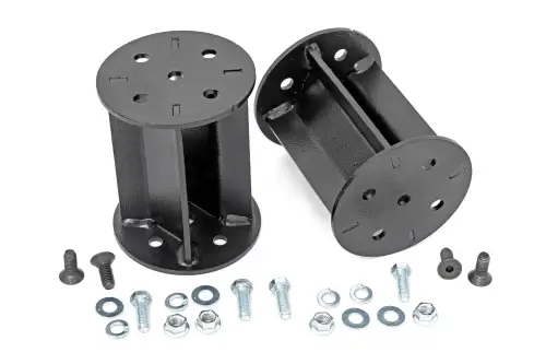 Rough Country - 100054C | Air Spring Kit | Rear | 5 Inch Lift Height | Chevy/GMC 1500 (07-18) w/ Compressor