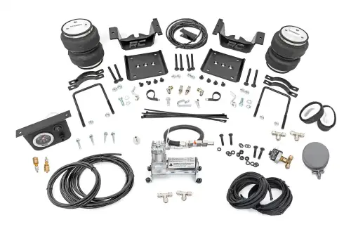 Rough Country - 10005C | Air Spring Kit | Rear | Stock Height | Chevy/GMC 1500 (07-18) w/ Compressor