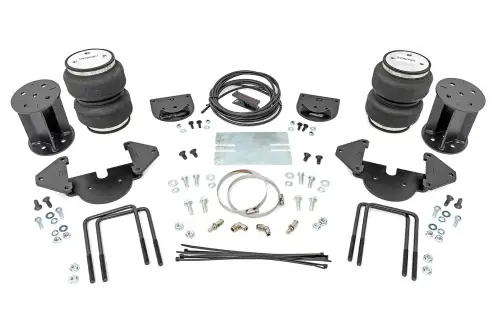 Rough Country - 100116 | Rough Country Rear Air Spring Kit For Rear Range 12"-13" | Without Onboard Air Compressor (2019-2025 Silverado, Sierra 1500 2WD/4WD)